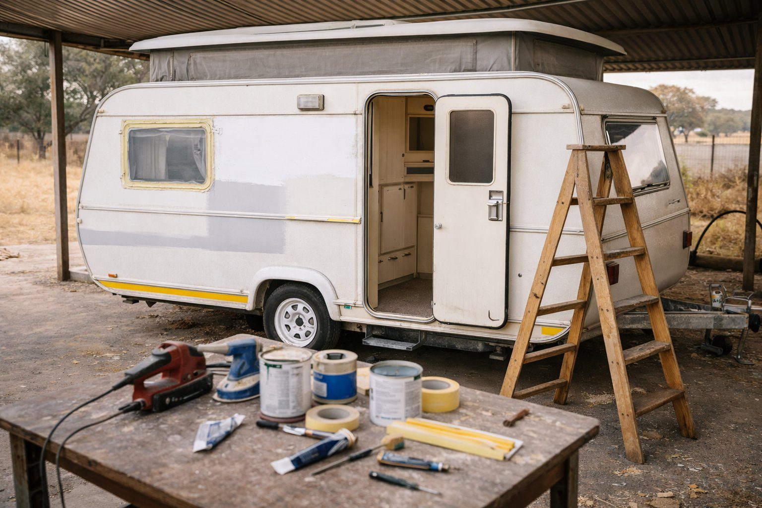 The Caravan Center workshop team at work