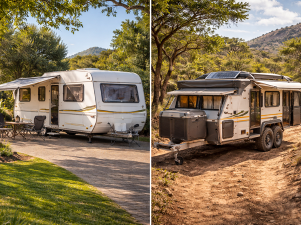 Caravan vs camper trailer South Africa comparison