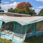 1995 Gypsey Regal — exterior with full tent and rally tent pitched